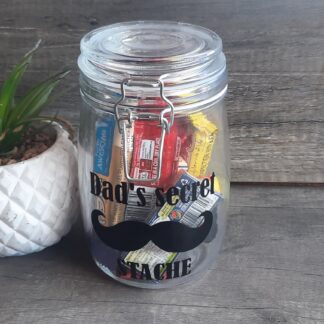 Dad's Secret Stache Jar
