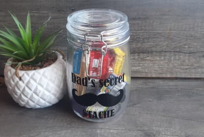 Dad's Secret Stache Jar