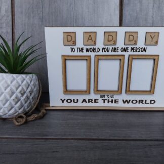 Daddy Scrabble Frame