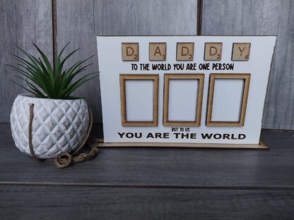 Daddy Scrabble Frame