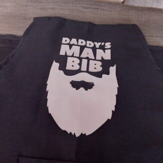Daddy's man bib - Printed Apron