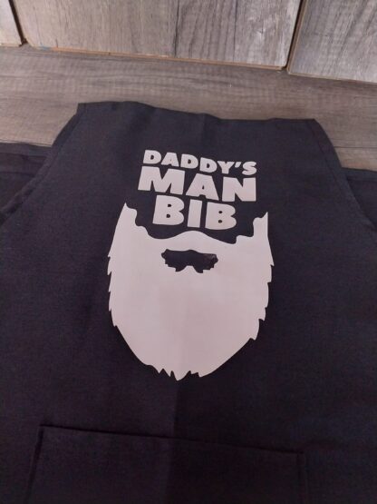 Daddy's man bib - Printed Apron