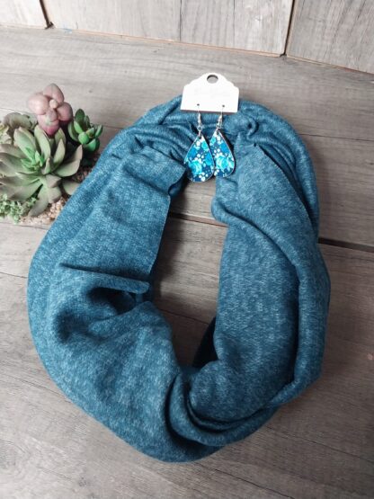 Winter snood - Dark Teal
