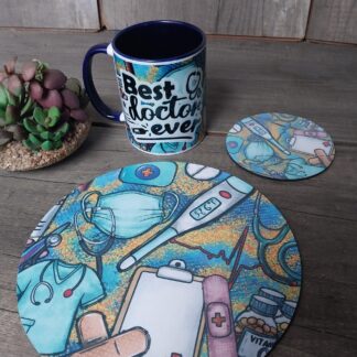 Best Doctor ever - Mug, Coaster & Mousepad