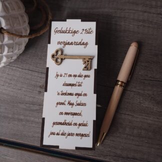 Gelukkige 21st verjaarsdag – Pen Giftbox