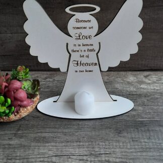 Angel candle holder