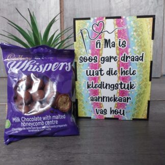 'n Ma is soo 'n gare draad Whisper giftbox