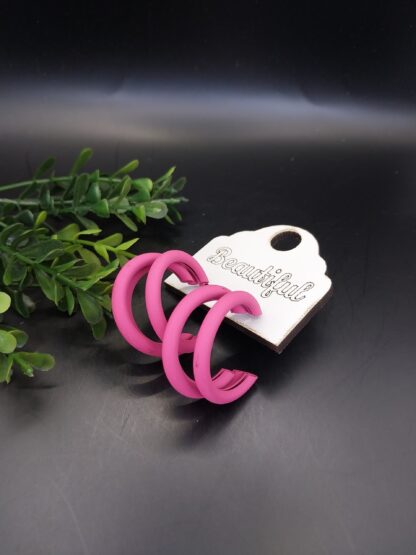 3 Layer Hoop Earrings - Image 3