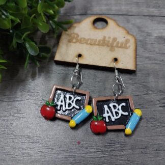ABC earrings