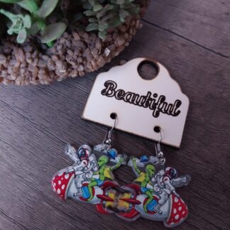 Alien Astronaut Drop earrings