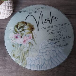 Angel Theme glass board