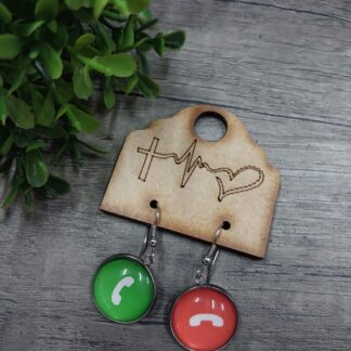 Answer & Decline earrings