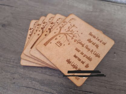 Bedien bord & Coasters - Image 3