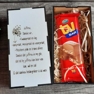 Juffrou slab chocolate box