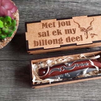 Biltong Knife in gift box