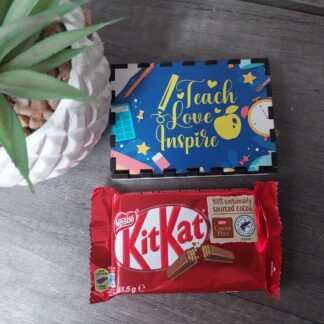 Teacher kit kat choc box