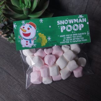 Snowman Poop Marshmallows
