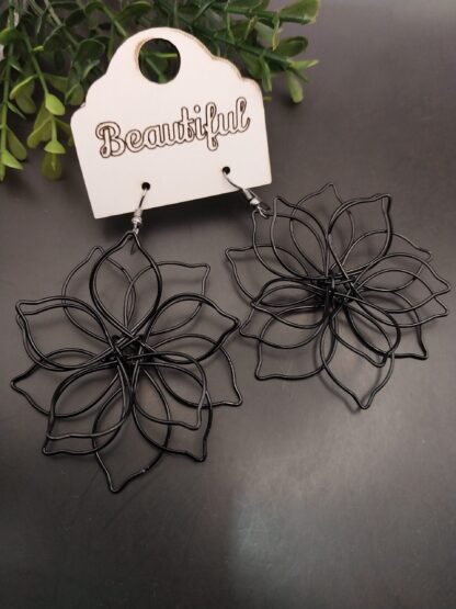Big Black flower