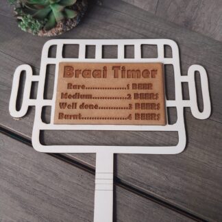 Braai Timer Sign