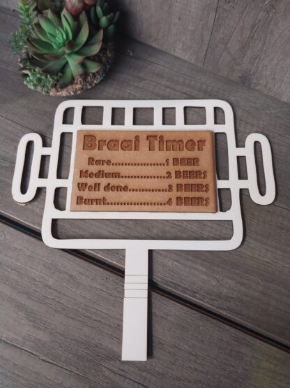 Braai Timer Sign