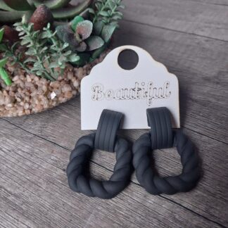 Braided earrings