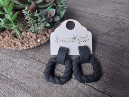 Braided earrings