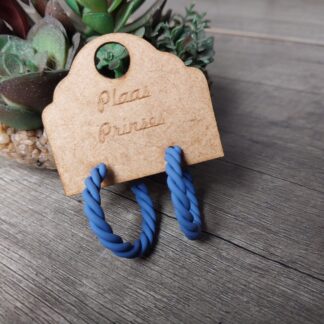 Braided hoop earrings