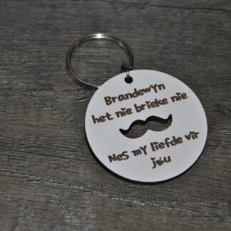 Brandewyn het nie brieke sleutelhouer