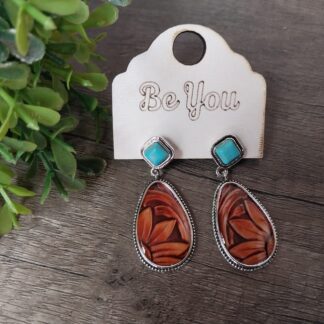 Brown & Turquoise