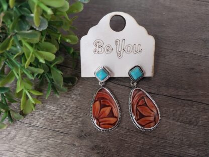 Brown & Turquoise