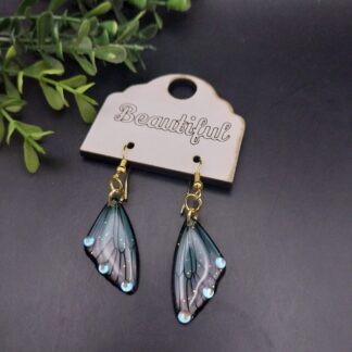 Butterfly wings with gems