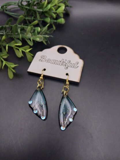 Butterfly wings with gems