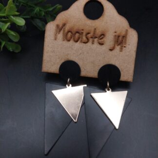 Coated metal triangles