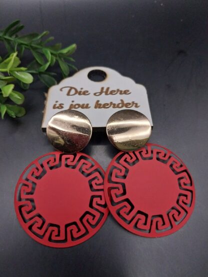 Coated metal round with Gold topper - Image 2