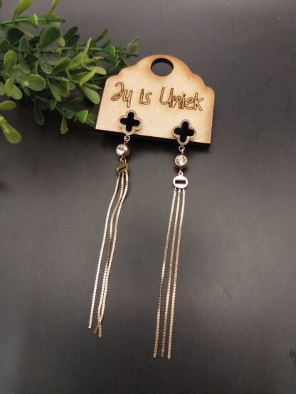 Copper Colored with Black flower top